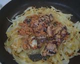 10分でできる！鯖味噌煮缶クリームパスタ作り方5写真
