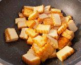 簡単時短!厚揚げとねぎの中華風酢味噌炒め作り方4写真