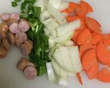 ピザ風卵焼き作り方1写真