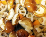 手羽先の旨みが浸みる！根菜の煮物作り方7写真