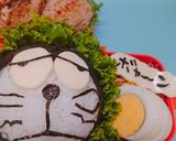 ぼゃ～んとするドラえもん キャラ弁作り方6写真