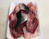 臭み抜きしっかり　ぶりのあら煮作り方1写真