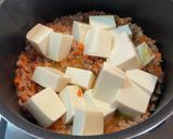 豚こま肉で麻婆豆腐作り方4写真