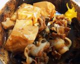 今半すき焼きのたれで作る、絶品肉豆腐作り方4写真