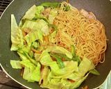 カレー風味の焼きそば作り方4写真