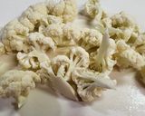 カリフラワーの塩昆布炒め作り方1写真