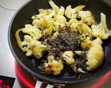 カリフラワーの塩昆布炒め作り方4写真