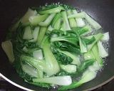 青梗菜の豆乳煮作り方3写真