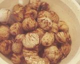 材料4つ・ブランデー無し！栗の渋皮煮❀作り方3写真
