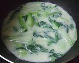 青梗菜の豆乳煮作り方5写真