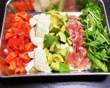 具沢山冷製パスタ☆ジェノベーゼ作り方1写真
