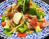 具沢山冷製パスタ☆ジェノベーゼ作り方5写真