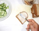 鮭フレークのサンドイッチ♪簡単お弁当パン作り方4写真