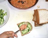 鮭フレークのサンドイッチ♪簡単お弁当パン作り方5写真