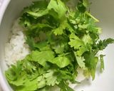 あさりのピリ辛パクチー丼作り方5写真
