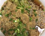 お麩と長ネギのゴマたっぷりたぬきそば作り方4写真