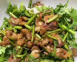 あさりのピリ辛パクチー丼作り方6写真