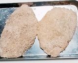 鶏胸肉の詰め物 パン粉焼き作り方5写真