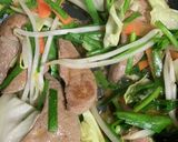 簡単　夏バテにはニラレバ炒め作り方5写真