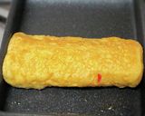 卵焼きバリエ＊カニカマ入り中華風作り方3写真