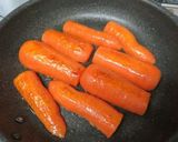 蒸し焼きにするだけ☆人参の甘～いステーキ作り方3写真