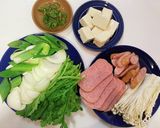 冬の韓国鍋！代用してプデチゲ作り♪作り方2写真
