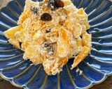 塩糀が味の決め手！柿のクリームチーズ和え作り方7写真