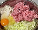 息子が喜ぶ…肉せんべい♡豆腐入り作り方2写真