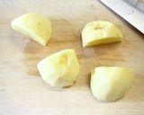 牛丼の残りでレンチン肉じゃが作り方3写真