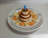 １歳のお誕生日パンケーキ！作り方8写真