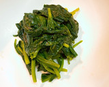 ほうれん草とオクラの納豆和え作り方1写真