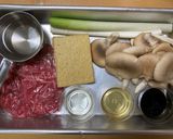あわび茸のすき焼き風作り方1写真