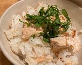 秋鮭と生姜の炊き込みごはん作り方9写真