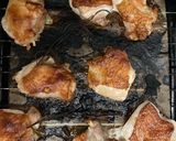 鶏モモの海水ガーリックハーブ焼き作り方4写真