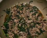空芯菜と牛肉の和風炒め作り方3写真