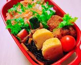 お弁当にベーコンのほうれん草&カニカマ巻作り方7写真