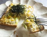 ねぎたっぷりっ！しらすチーズトースト作り方3写真