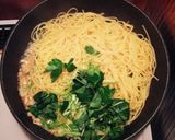 簡単☆三つ葉とツナのバター醤油パスタ作り方4写真