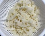 ダシダで簡単レンコンのきんぴら作り方1写真