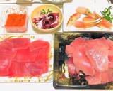 海鮮丼で夕飯メニュー♪好きなネタを♡作り方2写真