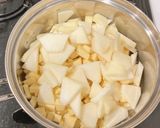 さつま芋とりんごの重ね煮　離乳食幼児食に作り方3写真