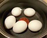 DAISOアイテム利用★半熟味付け卵作り方1写真