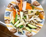レンジもやしズッキーニ生姜中華風野菜炒め作り方10写真