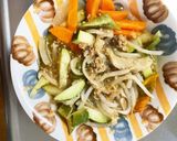 レンジもやしズッキーニ生姜中華風野菜炒め作り方12写真