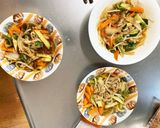 レンジもやしズッキーニ生姜中華風野菜炒め作り方13写真