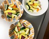 根菜冷しゃぶサラダのタレ炒味温野菜サラダ作り方6写真