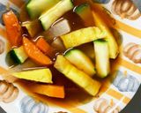 根菜冷しゃぶサラダのタレ炒味温野菜サラダ作り方12写真