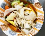 根菜冷しゃぶサラダのタレ炒味温野菜サラダ作り方13写真