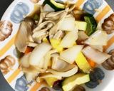 根菜冷しゃぶサラダのタレ炒味温野菜サラダ作り方14写真