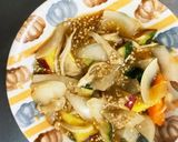 根菜冷しゃぶサラダのタレ炒味温野菜サラダ作り方15写真